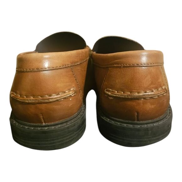 COLE HAAN Grand OS Pinch Maine Classic Brown Leather Loafers - Size 9 - Picture 4 of 9